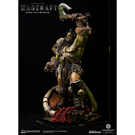 Warcraft le film Grom Hellscream Version 2 Premium Epic Series Statue Damtoys 903515
