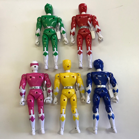 Power Rangers lot de 5 figurines 8 po Bandai