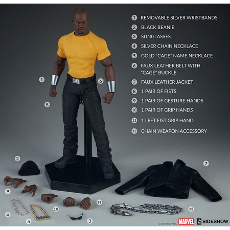 Luke Cage figurine échelle 1:6 Sideshow Collectibles 100427