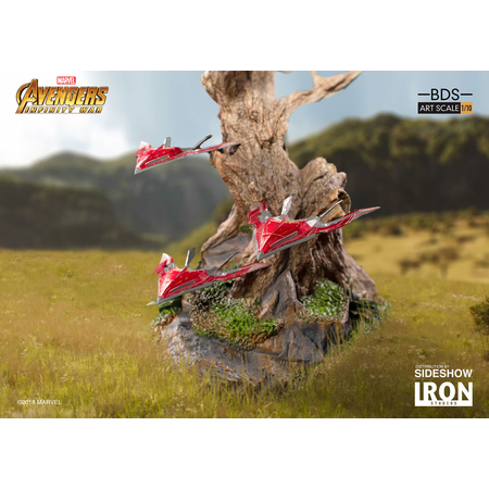 Avengers: Infinity War - Falcon Série Art Battle Diorama échelle 1:10 statue Iron Studios 903596