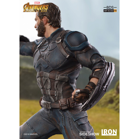 Avengers: Infinity War - Captain America Série Art Battle Diorama échelle 1:10 statue Iron Studios  903603
