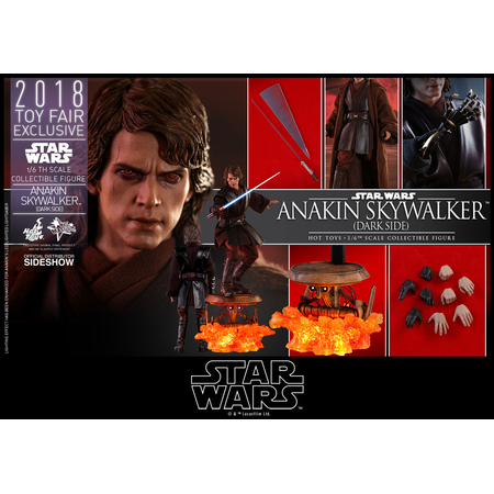 Star Wars Épisode III: La Revanche des Siths Anakin Skywalker (Dark Side) Série Movie Masterpiece version exclusive figurine échelle 1:6 Hot Toys 903622
