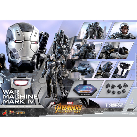 War Machine Mark IV Sixth Scale Figure by Hot Toys DIECAST - Avengers: Infinity War - Movie Masterpiece Series 903796