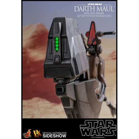 Darth Maul with Sith Speeder (Special EXCLUSIVE Edition) Sixth Scale Figure by Hot Toys Episode I: The Phantom Menace - DX Series 9037371