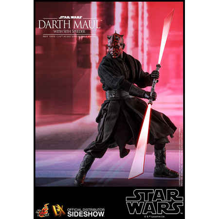 Darth Maul with Sith Speeder (Special EXCLUSIVE Edition) Sixth Scale Figure by Hot Toys Episode I: The Phantom Menace - DX Series 9037371
