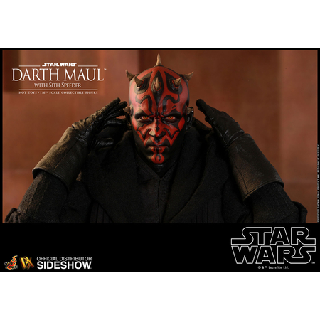 Darth Maul with Sith Speeder (Special REGULAR Edition) Sixth Scale Figure by Hot Toys Episode I: The Phantom Menace - DX Series 903737