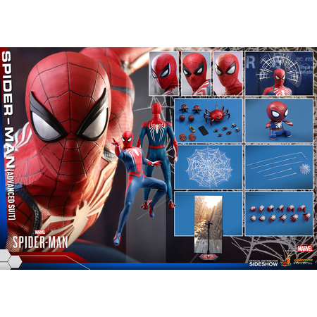 Spider-Man (Advanced Suit) Figurine 1:6  Hot Toys 903735 VGM031