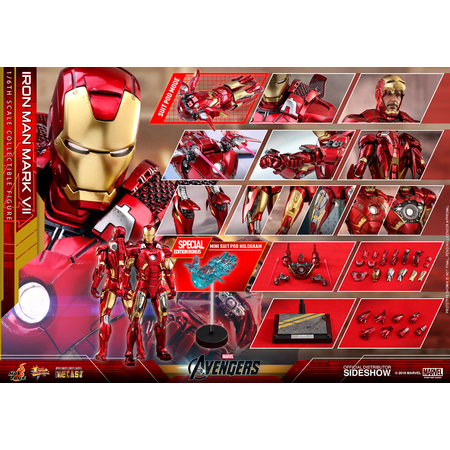 Iron Man Mark VII (Special Exclusive Edition) Sixth Scale Figure by Hot Toys DIECAST - The Avengers - Movie Masterpiece Series 9037521