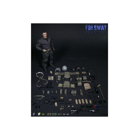 FBI SWAT San Diego Special Weapons and Tactics Team Midnight OPS figurine 1:6 Damtoys 78044B