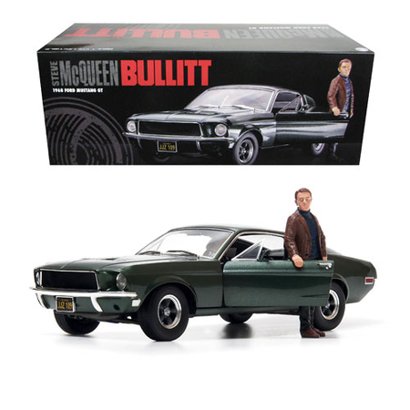 Steve McQueen Bullitt 1968 Ford Mustang GT 1/18 Greenlight Collectibles 12885