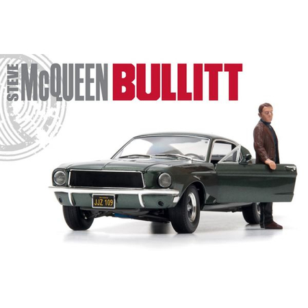 Steve McQueen Bullit 1968 Ford Mustang GT 1/18 Greenlight Collectibles 12885