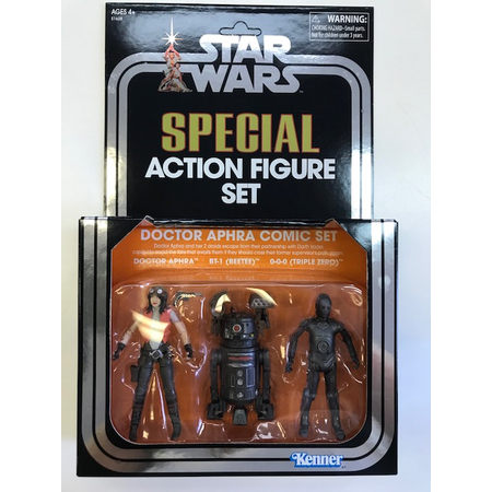 Star Wars The Vintage Collection - Special Action Figure Set 3-pack San Diego Exclusive (Doctor Aphra - BT-1 - 0-0-0)