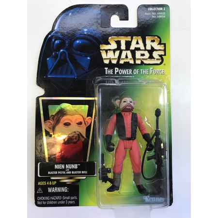 Star Wars Power of the Force (Green Card) - Nien Nunb (Card Not Mint)