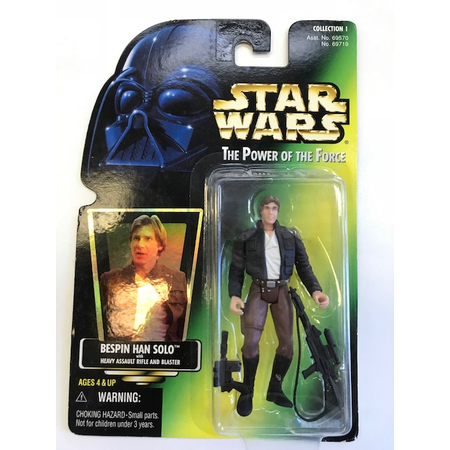 Star Wars Power of the Force (Green Card) - Han Solo Bespin (Card Not Mint)