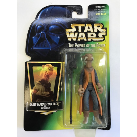Star Wars Power of the Force (Green Card) - Saelt-Marae (Yak Face) (Card Not Mint)