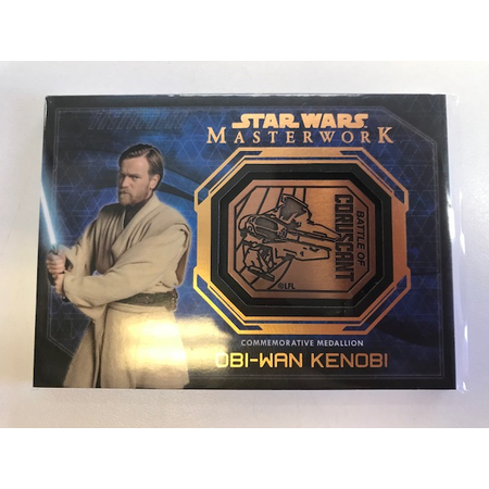 Star Wars Topps Masterwork Obi-Wan Kenobi Medallion Battle of Coruscant