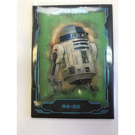 Star Wars Topps Masterwork R2-D2 05/50 Green Parallel