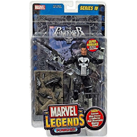 Marvel Legends Series IV - Punisher (Silver Foil Comic) Toy Biz