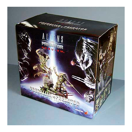 Aliens VS Predator requiem diorama (Predalien VS Predator)