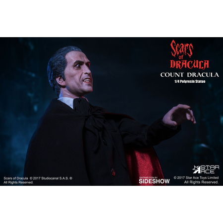 Count Dracula Scars of Dracula Christopher Lee Superb Scale Quarter Scale Statue Star Ace Toys Ltd  903238