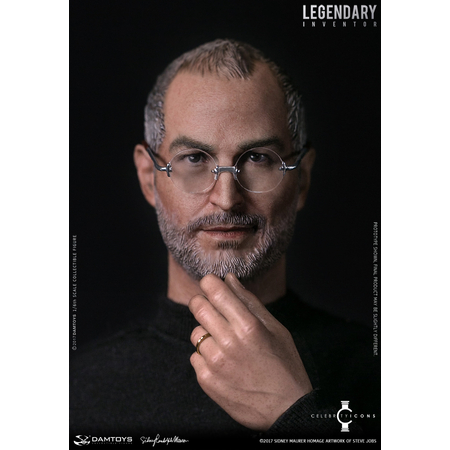 Sidney Maurer Homage Artwork of Steve Jobs Legendary Inventor 1:6 figure Damtoys