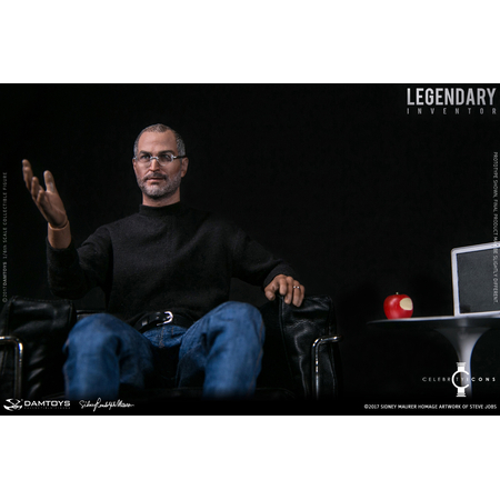 Sidney Maurer Homage Artwork of Steve Jobs Legendary Inventor 1:6 figure Damtoys