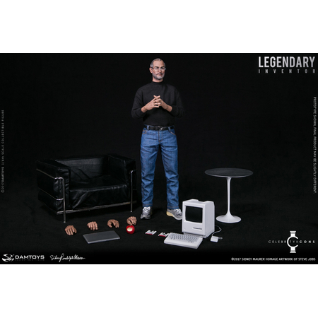 Sidney Maurer Homage Artwork of Steve Jobs Legendary Inventor figurine 1:6 Damtoys 903260