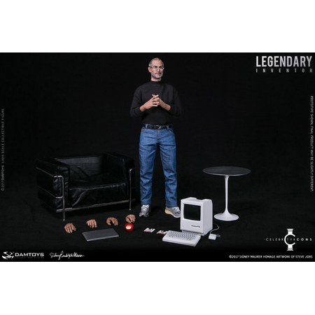 Sidney Maurer Homage Artwork of Steve Jobs Legendary Inventor 1:6 figure Damtoys