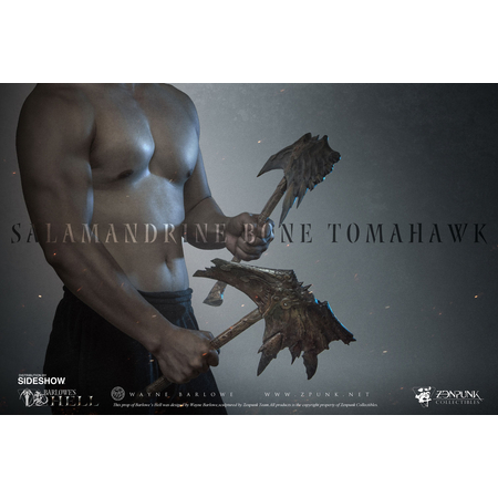 God's Demon Baron Faraiis Salamandrine Bone Tomahawk Prop Collection Prop Replica Zenpunk Collectibles 903259
