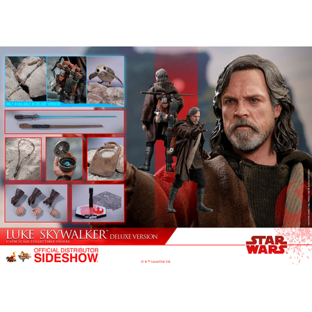 Star Wars: Le Dernier Jedi Luke Skywalker version Deluxe Série Movie Masterpiece figurine échelle 1:6 Hot Toys 903204