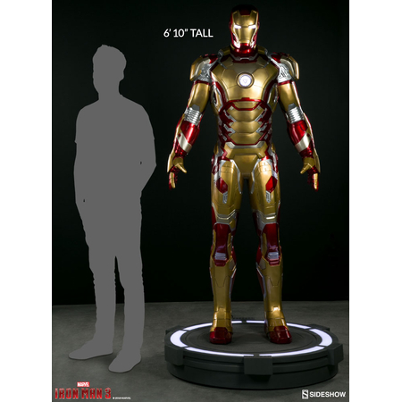 Iron Man 3 Iron Man Mark 42 Life-Size Figure Sideshow Collectibles 400312