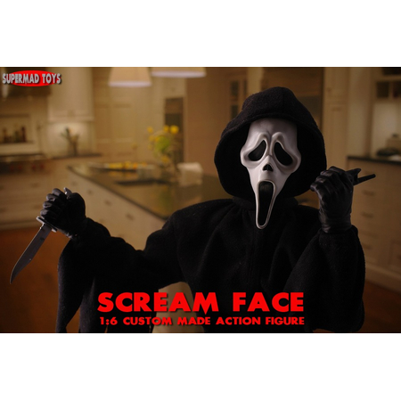 Scream Face figurine échelle 1:6 Supermad Toys