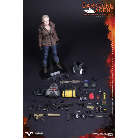 The DarkZone Agent Take back the city Tracy figurine échelle 1:6 Virtual Toys VM019