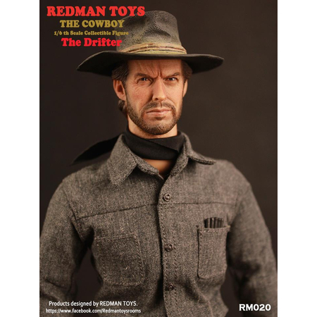 The Cowboy The Drifter (style Clint Eastwood) figurine échelle 1:6 Redman Toys RM020