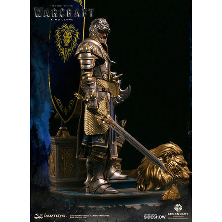 Warcraft movie King Llane Epic Series: Warcraft Premium Statue Damtoys 903368