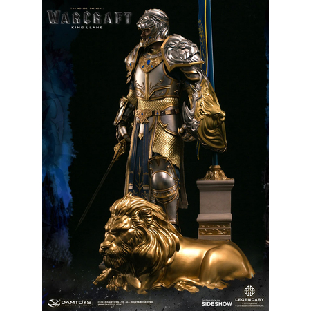 Warcraft movie King Llane Epic Series: Warcraft Premium Statue Damtoys 903368