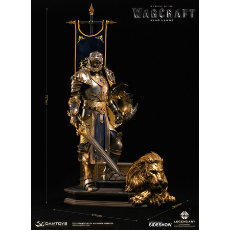 Warcraft movie King Llane Epic Series: Warcraft Premium Statue Damtoys 903368