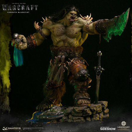 Warcraft le film Kargath Bladefist Epic Series: Warcraft Premium Statue Damtoys 903365