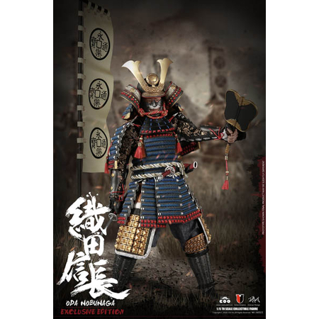 Series Of Empires Oda Nobunaga avec armure en métal (diecast) version deluxe figurine échelle 1:6 COO Model SE022