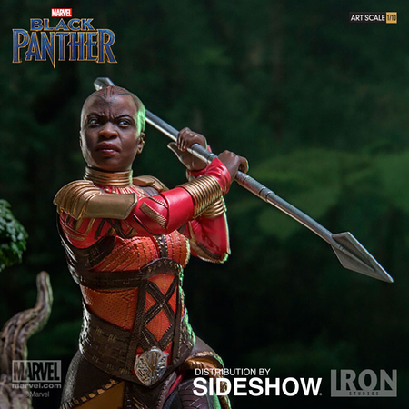 Okoye Black Panther Art Scale 1:10 Battle Diorama Series Statue Iron Studios 903397