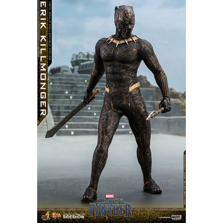 Erik Killmonger Black Panther Série Movie Masterpiece figurine échelle 1:6 Hot Toys 903413