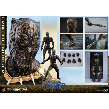 Erik Killmonger Black Panther Série Movie Masterpiece figurine échelle 1:6 Hot Toys 903413