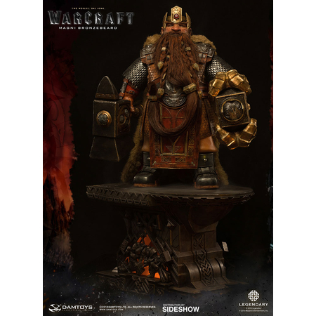 Warcraft movie Magni Bronzebeard Epic Series: Warcraft Premium Statue Damtoys 903382