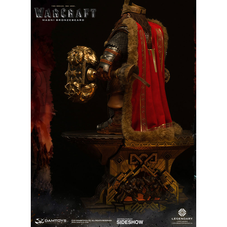 Warcraft movie Magni Bronzebeard Epic Series: Warcraft Premium Statue Damtoys 903382