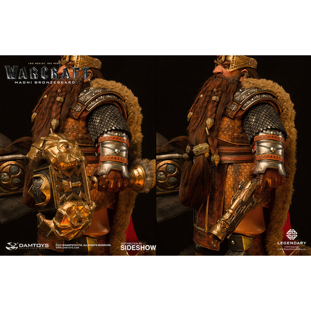 Warcraft movie Magni Bronzebeard Epic Series: Warcraft Premium Statue Damtoys 903382