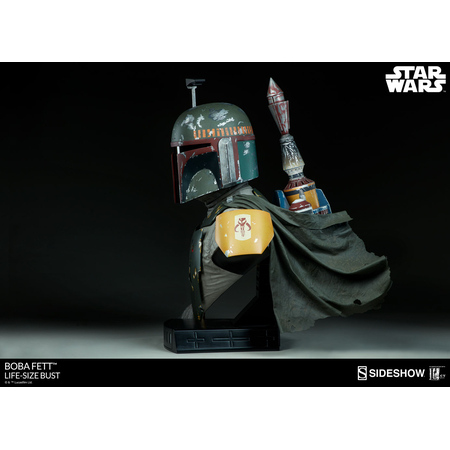 Star Wars Boba Fett buste échelle 1:1 grandeur nature Sideshow Collectibles 400082