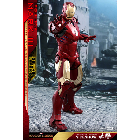 Iron Man Mark III Deluxe Version Série Quarter Scale figurine échelle 1:4 Hot Toys 903412