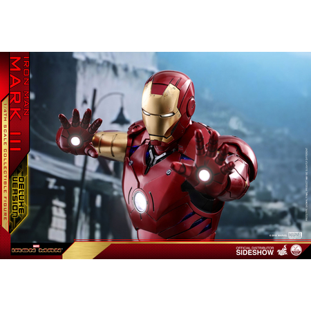 Iron Man Mark III Deluxe Version Série Quarter Scale figurine échelle 1:4 Hot Toys 903412
