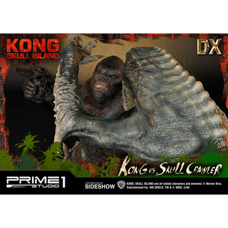 Kong: Skull Island Kong vs Skull Crawler Deluxe Version statue Prime 1 Studio 903156