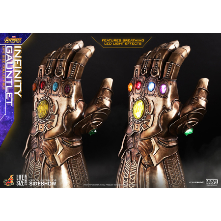 Infinity Gauntlet Avengers: Infinity War Réplique grandeur nature échelle 1:1 Série Life-Size Masterpiece Series Prop Replica Hot Toys 903428